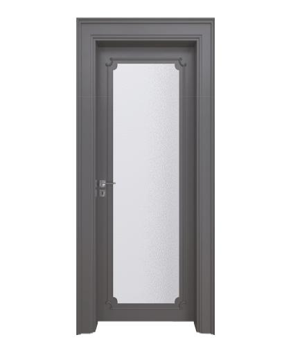 BY-5016V Porte intérieure Laqué Vitrée
